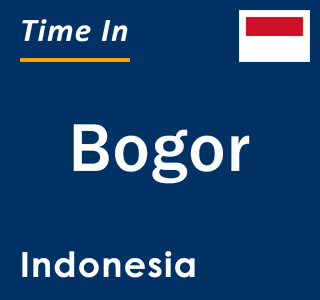 Current local time in Bogor, Indonesia