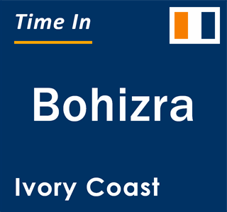 Current local time in Bohizra, Ivory Coast