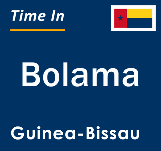 Current local time in Bolama, Guinea-Bissau