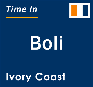 Current local time in Boli, Ivory Coast