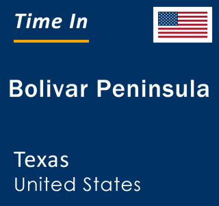 Current local time in Bolivar Peninsula, Texas, United States