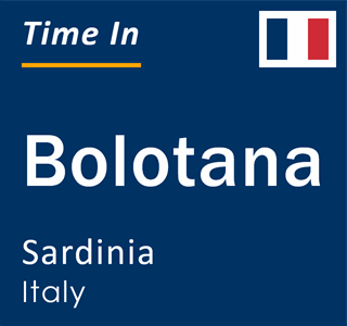 Current local time in Bolotana, Sardinia, Italy