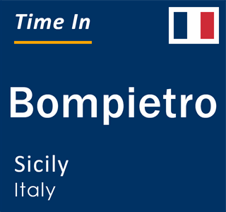 Current local time in Bompietro, Sicily, Italy