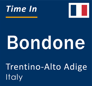 Current local time in Bondone, Trentino-Alto Adige, Italy