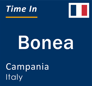 Current local time in Bonea, Campania, Italy