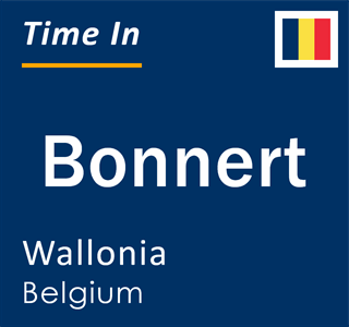 Current local time in Bonnert, Wallonia, Belgium