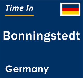 Current local time in Bonningstedt, Germany