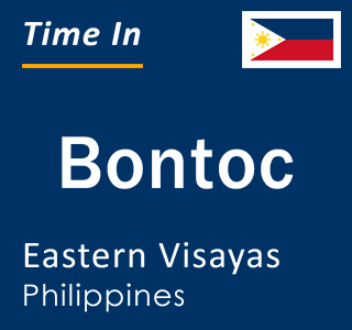 Current local time in Bontoc, Eastern Visayas, Philippines