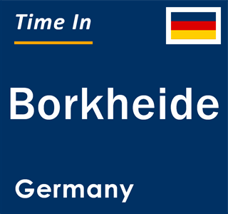 Current local time in Borkheide, Germany