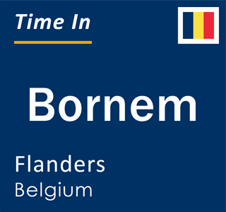 Current local time in Bornem, Flanders, Belgium