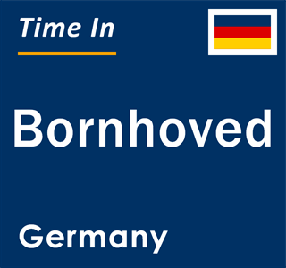 Current local time in Bornhoved, Germany