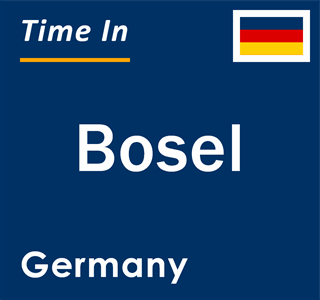 Current local time in Bosel, Germany