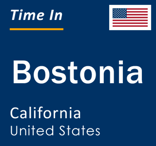 Current local time in Bostonia, California, United States