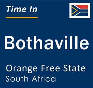 Current local time in Bothaville, Orange Free State, South Africa