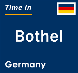 Current local time in Bothel, Germany