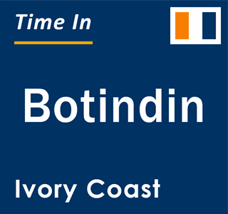 Current local time in Botindin, Ivory Coast