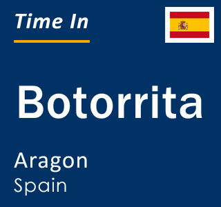 Current local time in Botorrita, Aragon, Spain