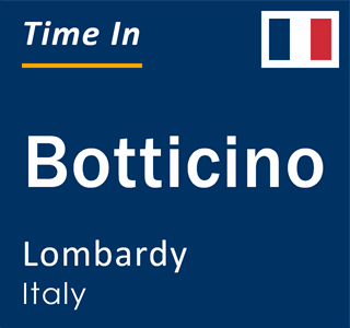 Current local time in Botticino, Lombardy, Italy