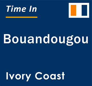 Current local time in Bouandougou, Ivory Coast