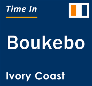 Current local time in Boukebo, Ivory Coast