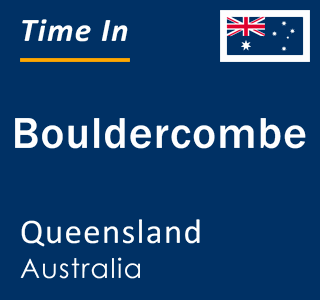 Current local time in Bouldercombe, Queensland, Australia