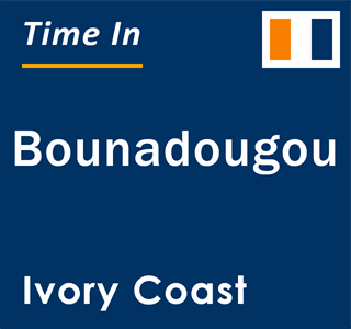 Current local time in Bounadougou, Ivory Coast