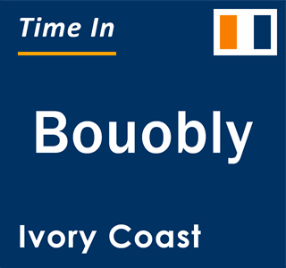 Current local time in Bouobly, Ivory Coast