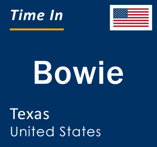 Current local time in Bowie, Texas, United States