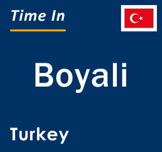 Current local time in Boyali, Turkey