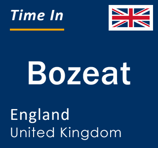 Current local time in Bozeat, England, United Kingdom