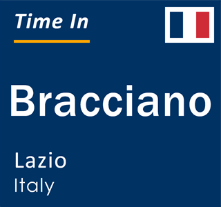 Current local time in Bracciano, Lazio, Italy