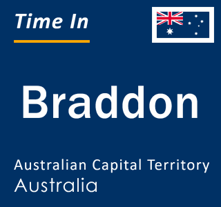 Current local time in Braddon, Australian Capital Territory, Australia