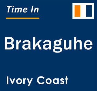 Current local time in Brakaguhe, Ivory Coast