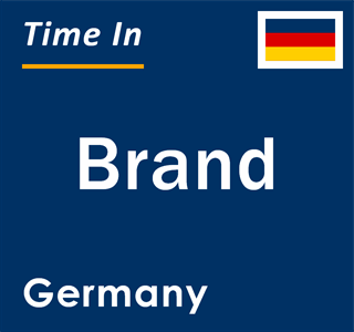 Current local time in Brand, Germany