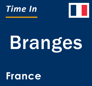 Current local time in Branges, France