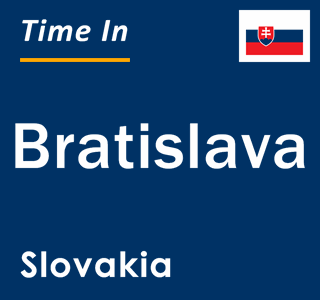 Current local time in Bratislava, Slovakia