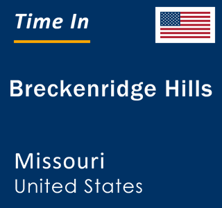 Current local time in Breckenridge Hills, Missouri, United States