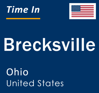 Current local time in Brecksville, Ohio, United States