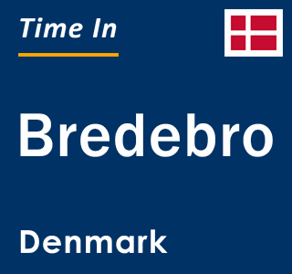 Current local time in Bredebro, Denmark