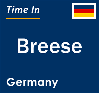 Current local time in Breese, Germany