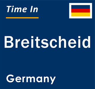 Current local time in Breitscheid, Germany