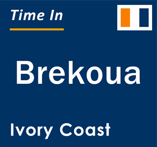 Current local time in Brekoua, Ivory Coast