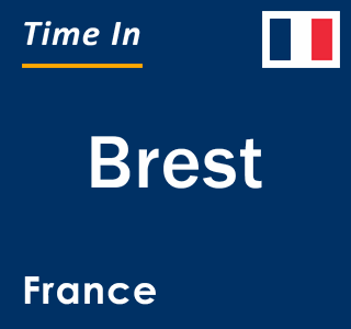 Current local time in Brest, France