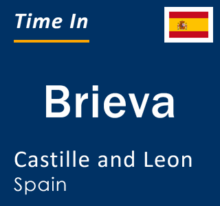 Current local time in Brieva, Castille and Leon, Spain