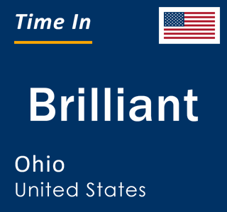 Current local time in Brilliant, Ohio, United States