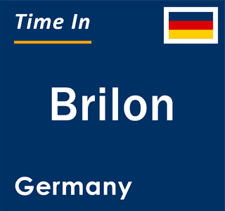 Current local time in Brilon, Germany