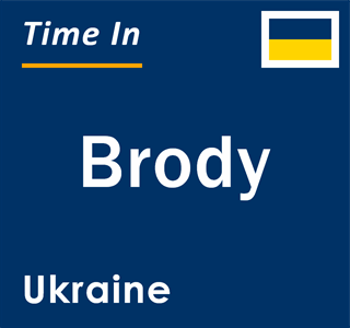 Current local time in Brody, Ukraine