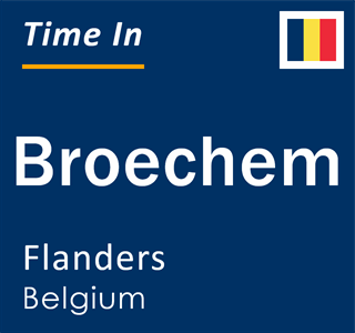 Current local time in Broechem, Flanders, Belgium