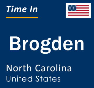 Current local time in Brogden, North Carolina, United States