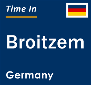 Current local time in Broitzem, Germany